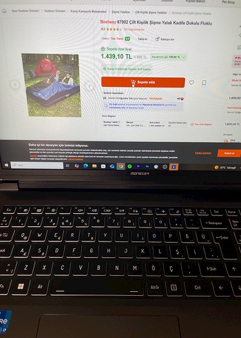 Beden Bestway şişme yatak ve pompa