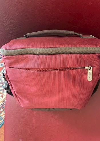 Kırmızı Gri kamera Çantası - Görsel 3