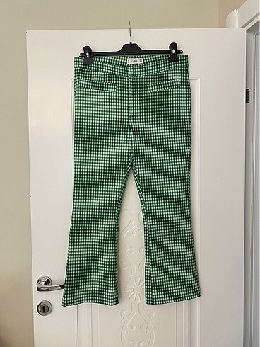 Mango ekose pantolon