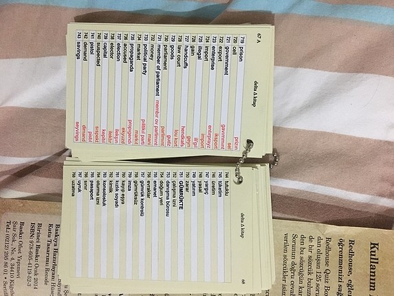 Kelime kartları