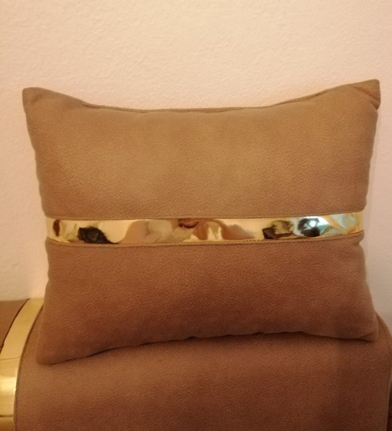 GOLD ŞERİT DETAYLI DOLGULU KIRLENT - Görsel 2