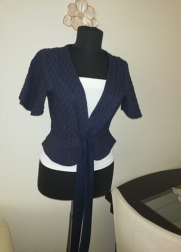 BATİK LACİVERT TARZ VE ŞIK BOLERO