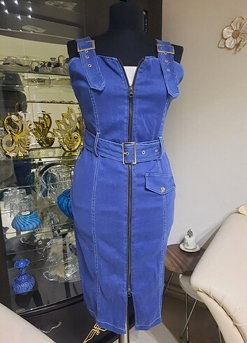 Bershka EFSANE ASKILI KOT ELBİSE