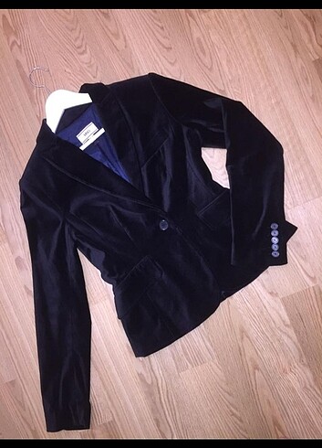 SİYAH KADİFE MUHTEŞEM CEKET/BLAZER 