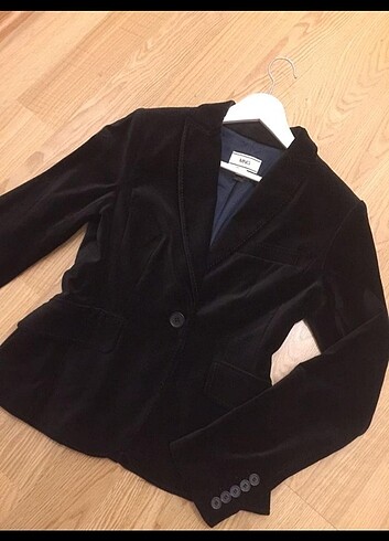 Mango SİYAH KADİFE MUHTEŞEM CEKET/BLAZER 