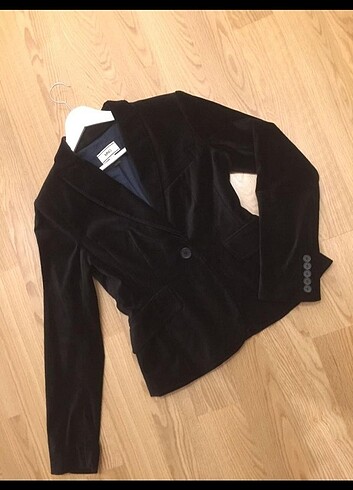 l Beden SİYAH KADİFE MUHTEŞEM CEKET/BLAZER 