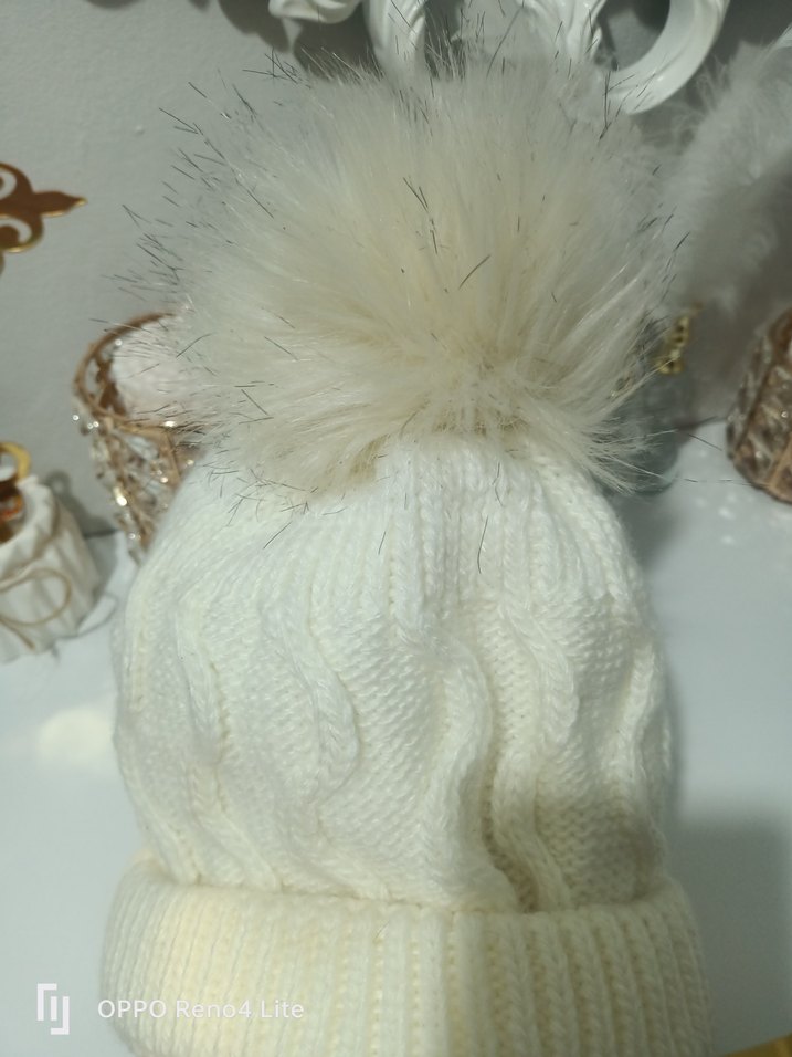 YUMOŞ PONPONLU ÖRGÜ BERE - Görsel 2