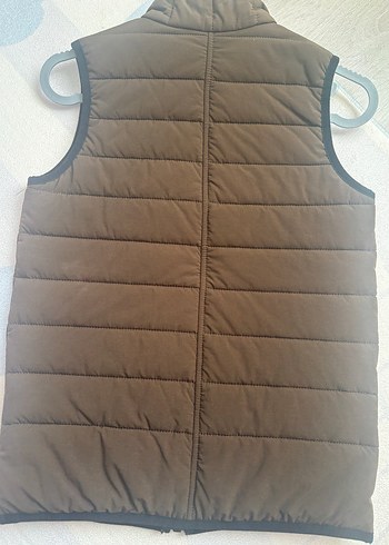 Kahverengi Fermuarlı Erkek çocuk Yelek - Görsel 4