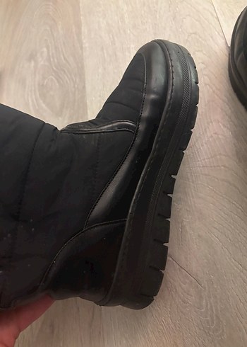 Siyah Kadın kar botu - Görsel 4