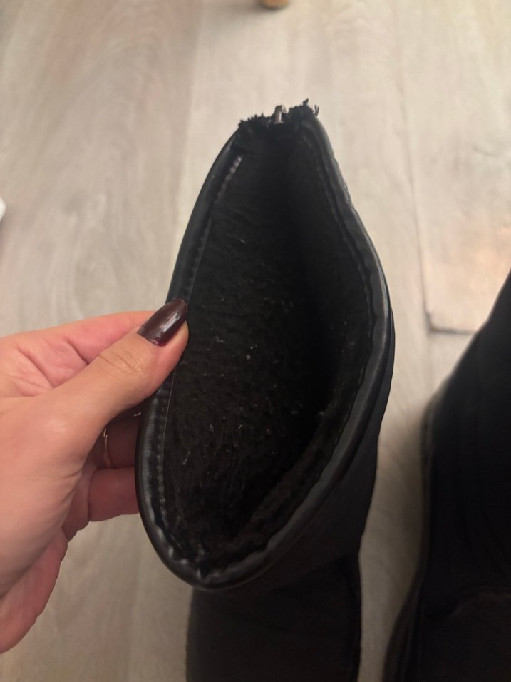 Siyah Kadın kar botu - Görsel 2