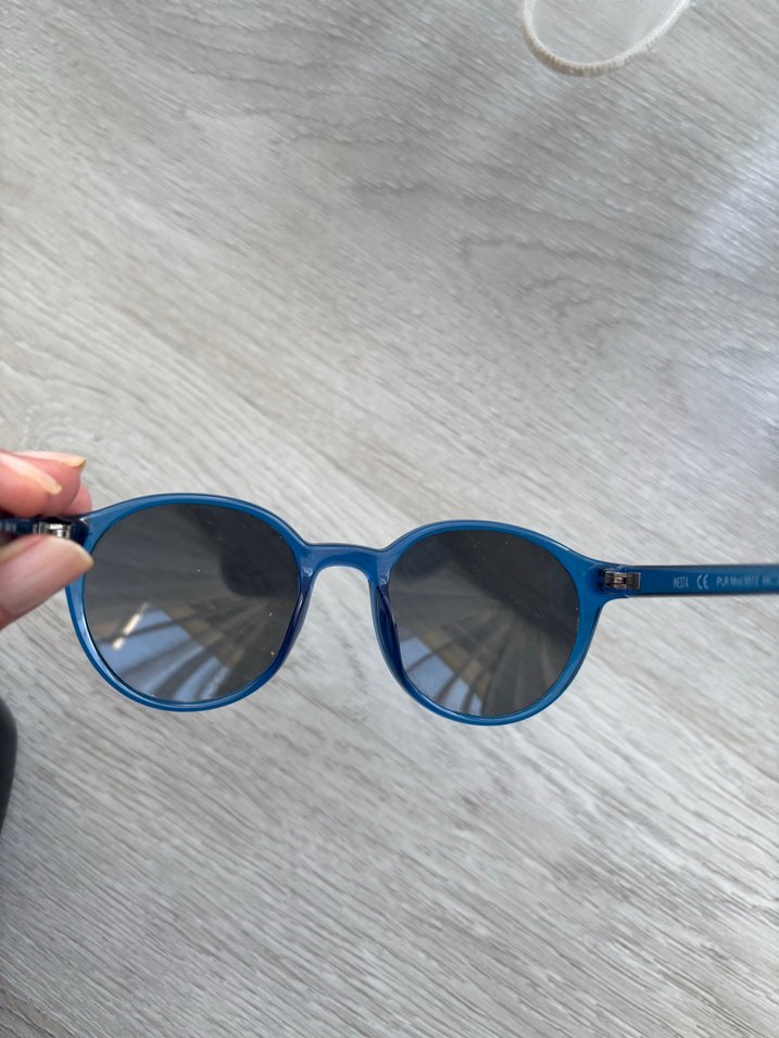 Şeffaf Lacivert çocuk Güneş Gözlüğü - Görsel 4