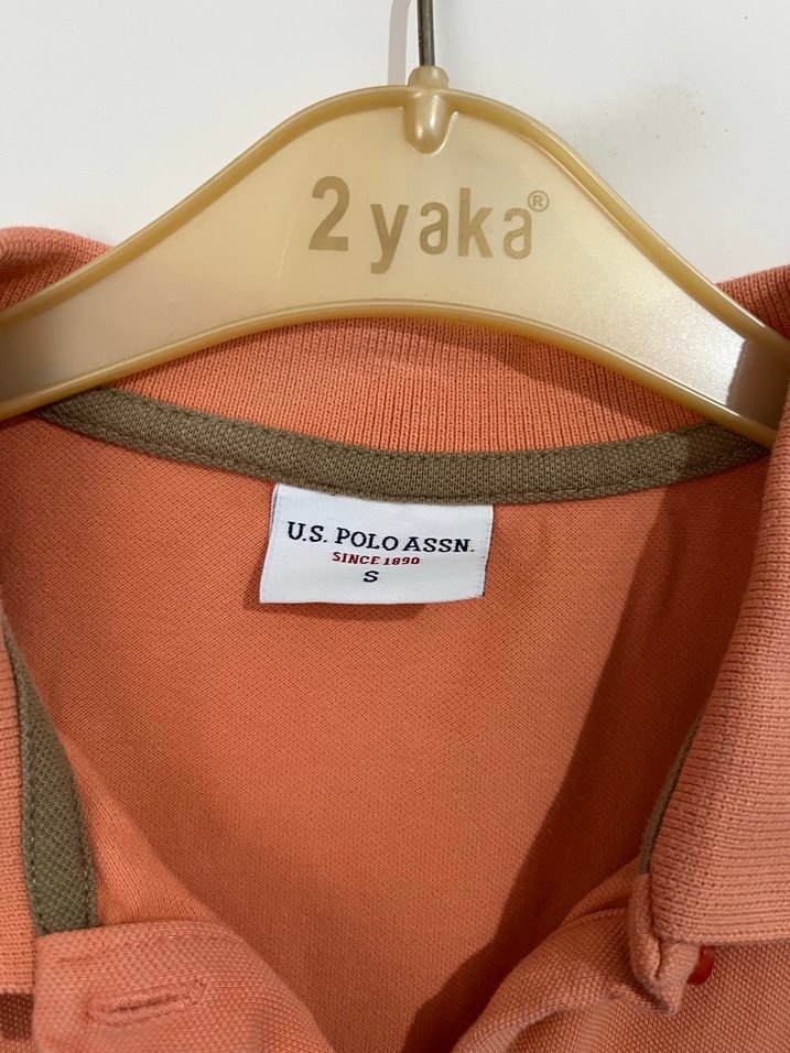 U.S POLO Kadın Kısa Kollu Collared Mini Tişört - Görsel 2