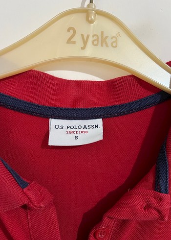 Kırmızı Polo Yaka Kısa Kollu Kadın Tişört - Görsel 2