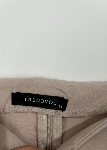 Bej Mini Bluz, Uzun Kollu, Fırfırlı - Görsel 4