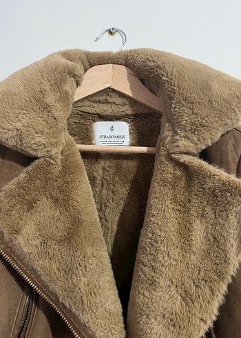 Kahverengi Kürklü Süet Kadın Ceket - Görsel 2