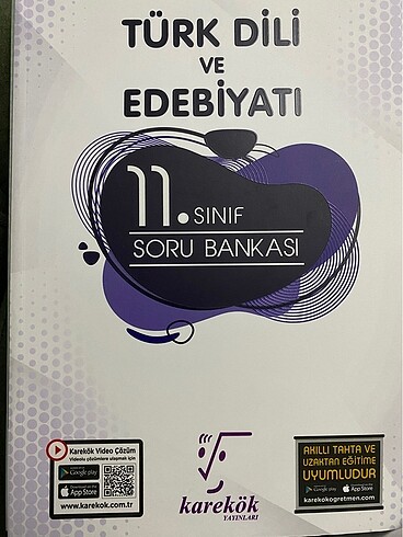 Karekök yayınları 11.sınıf soru bankası Türk dili ve edebiyatı