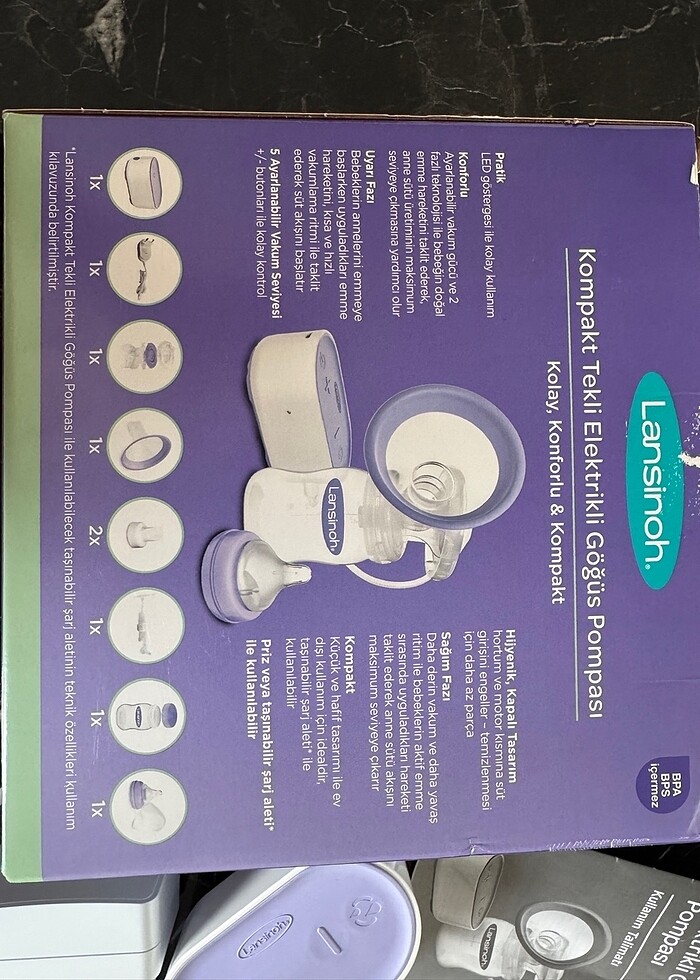 Lansinoh süt pompası - Görsel 2