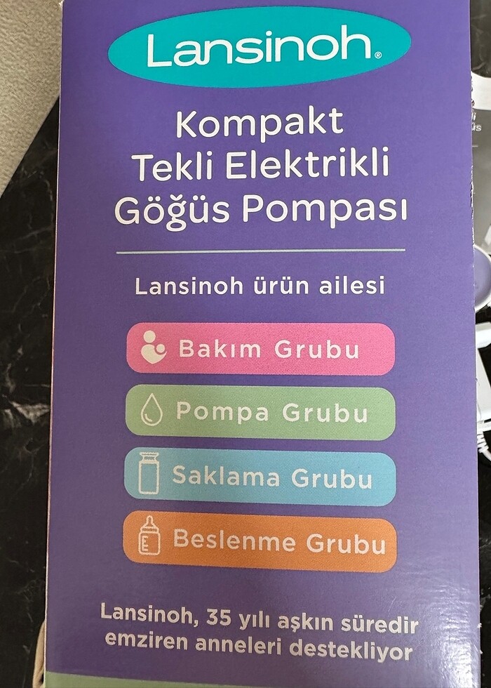 Lansinoh süt pompası - Görsel 3