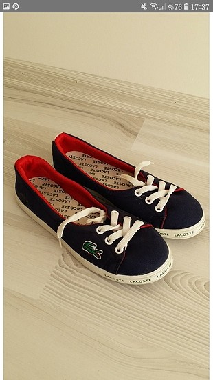 Lacoste Bağcıklı babet