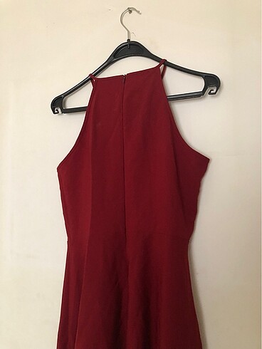 xl Beden bordo Renk BORDO PARLAK ELBİSE ABİYE
