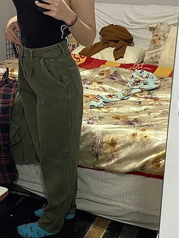 Koton haki havuç model pantolon