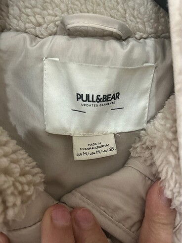m Beden ten rengi Renk Peluş mont