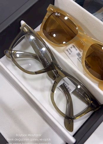Rayban Wayfarer Renk Değiştiren Güneş ve Optik Gözlük - Görsel 2