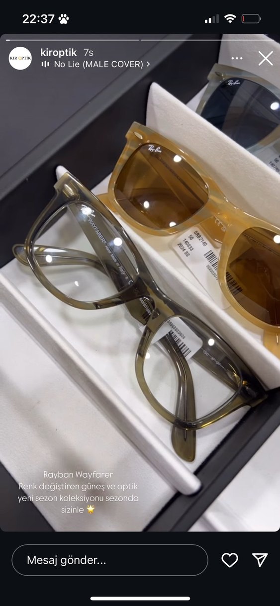 Rayban Wayfarer Renk Değiştiren Güneş ve Optik Gözlük - Görsel 3