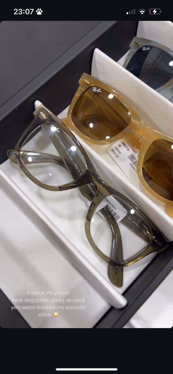 Rayban Wayfarer Renk Değiştiren Güneş ve Optik Gözlük - Görsel 2