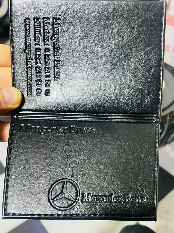 Siyah Parlak Biker Erkek Cüzdanı - Görsel 3