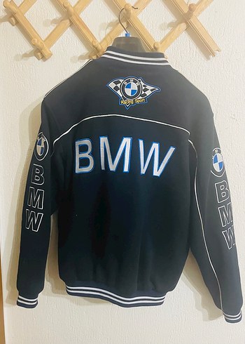 Siyah BMW Fermuarlı Erkek Sweatshirt Bmw Eşofman - Görsel 3