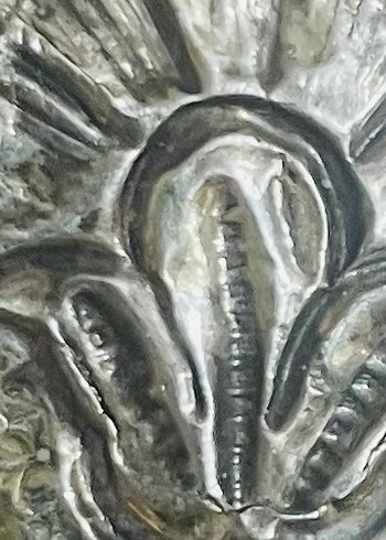 Antika Küstüm Aynası 15 cm 900 Ayar 370gram Gümüş Ayna - Görsel 3