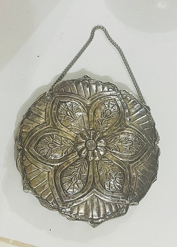 Antika Küstüm Aynası 15 cm 900 Ayar 370gram Gümüş Ayna - Görsel 2