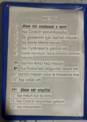 Dini antika Fransız Katolik gümüş kaplama madalya - Görsel 4