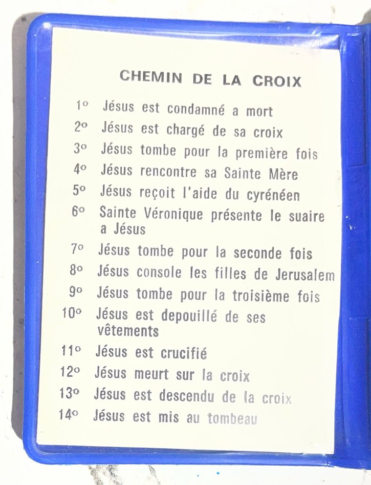 Dini antika Fransız Katolik gümüş kaplama madalya - Görsel 3
