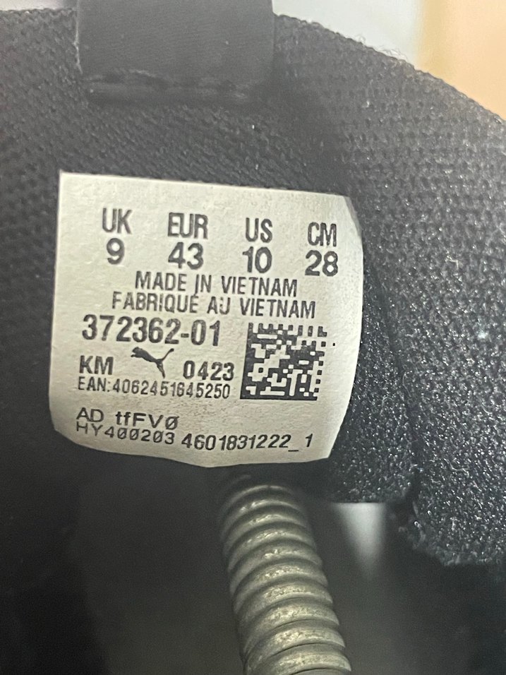 Puma Erkek Siyah Spor Ayakkabı Velcro Bantlı - Görsel 5