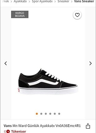 Vans ayakkabı