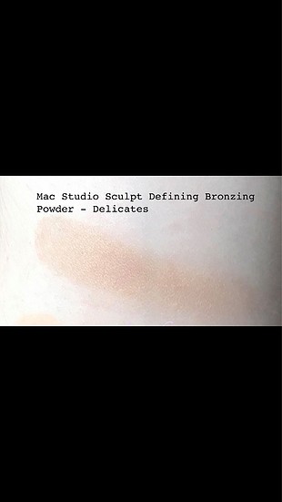  Beden kahverengi Renk Mac Delicates Bronzing Powder Bronzlaştırıcı Pudra