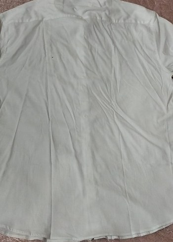 Erkek Beyaz uzun Kollu Düğmeli Gömlek - Görsel 4