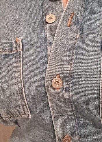 m Beden Denim elbise