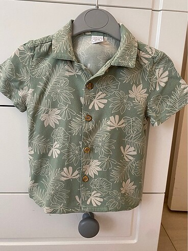 Erkek bebek hawaii gömlek