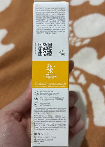 Beden Renk Bioderma Photoderm Aquafluide SPF 50+ 40 ml
