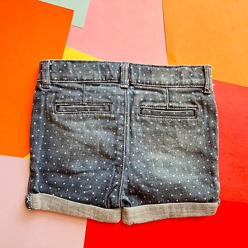 24-36 Ay Beden mavi Renk TOMMY HİLFİGER ÇOCUK ŞORT BELİ LASTİKLİ