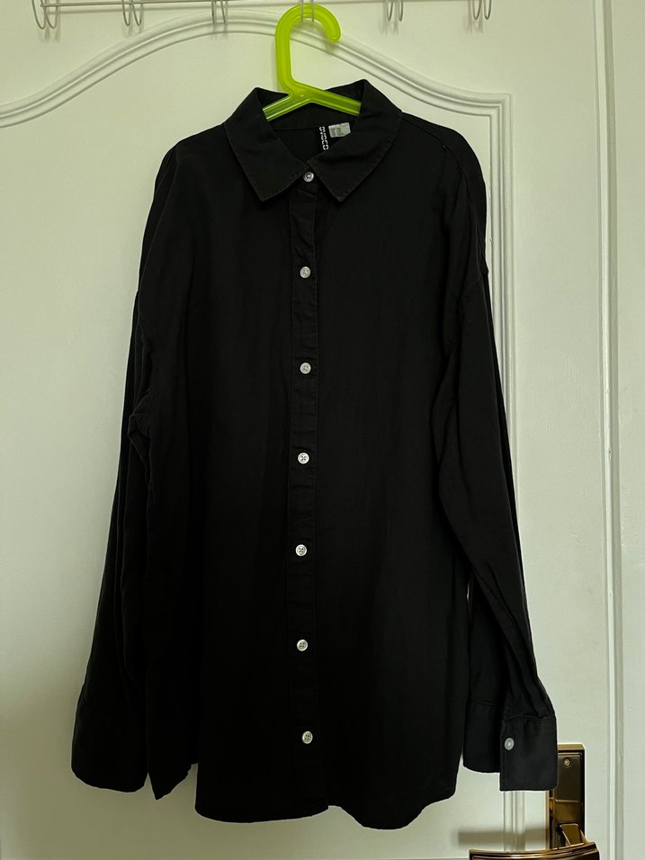 Gri Denim Kadın Gömlek - Görsel 5