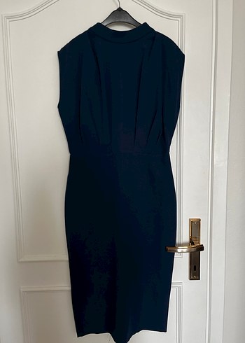 Kadın Lacivert Kalem Elbise - Görsel 4