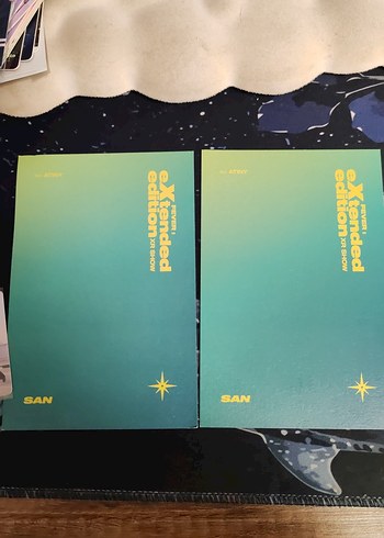 choi san fever extended edition XR show postcard ateez - Görsel 2