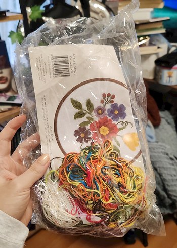 Bohem Çiçek Nakış Kiti