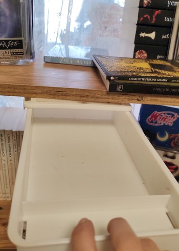 masa raf altına yapışan çekmece - Görsel 3