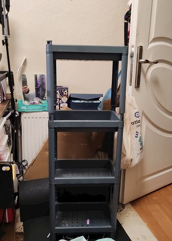 Gri Çok Katlı Dolap Düzenleyici - Görsel 2