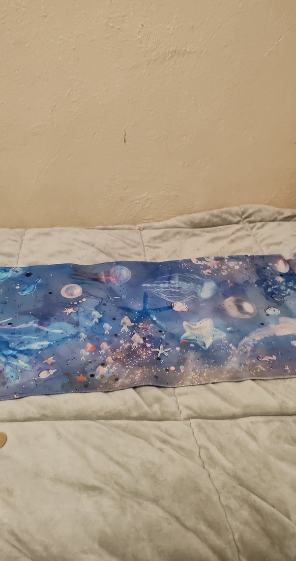 Koyu Mavi Bohem Desenli Mousepad 88x40 - Görsel 2